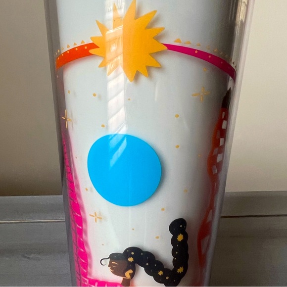 NWT Starbucks Fall 2023 24 Oz Venti Tumbler Manuela Guillén Hi Holla Tumbler! - Picture 2 of 5